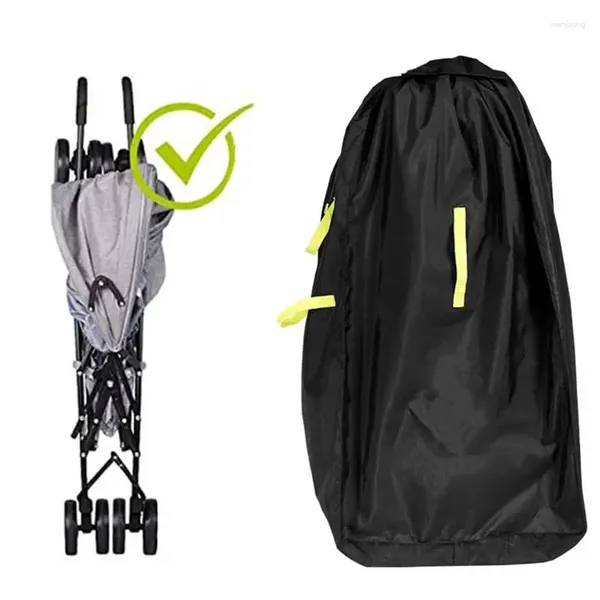 Bolsas de almacenamiento cubierta cubierta cubierta doble bolsa de bebé de la puerta multifuncional verificación con correas de mochila Organizador para viajar