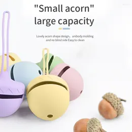 Sacs de rangement Sangle de sucette de sucette Sac en silicone portable Portable Coine de pignons mignons Conteneur de support de mamelon pour la maison Grade à la maison