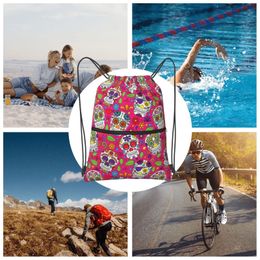 Opbergzakken Sugar Skl Dstring Rugzak String Bag Sackpack Voor Gym Shop Strand Sport Yoga Drop Delivery Otcdg