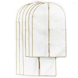 Opbergtassen Pak Cover Dust Dof Hanging Kledingtas met haakontwerp 6 stks voor kledingjas voor kledingstukken Huis