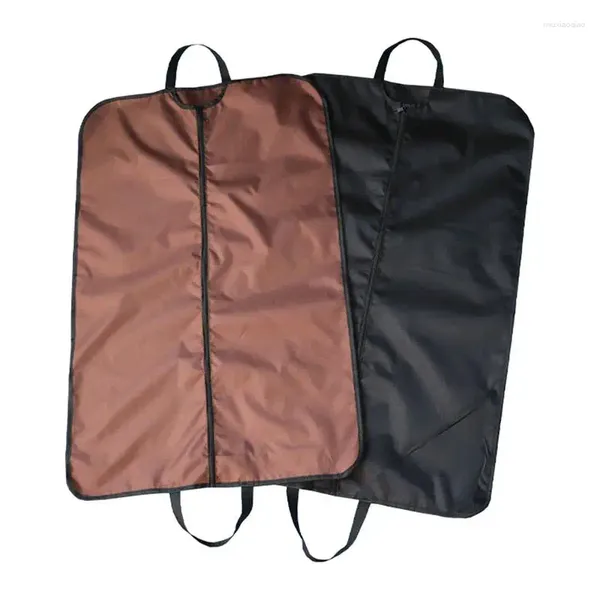 Sacs de rangement housse de costume protecteur anti-poussière housses de vêtements vêtements entièrement fermés avec fermeture éclair sac en tissu Oxford