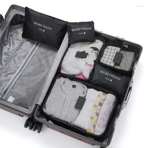 Sacs de rangement des sacs de rangement adaptés à sac de voyage boîte à chaussures big6 pièces vestiges de la valise