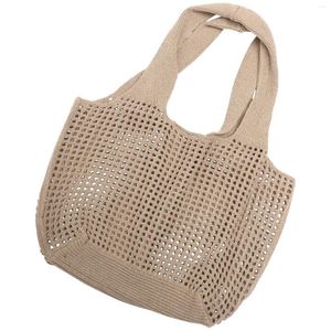 Opbergtassen zomer handtas strand gehaakte kleine polyester vrouwen portemonnees holle handtassen dames