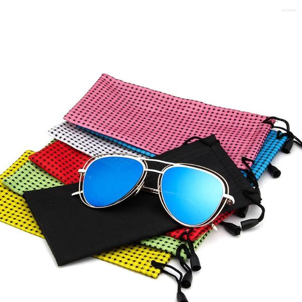 Bolsas de almacenamiento Gafas de sol Bolsa de gafas de lectura Esenciales de viaje Estuche de transporte Paquete de caja suave Cubierta protectora para organizar productos