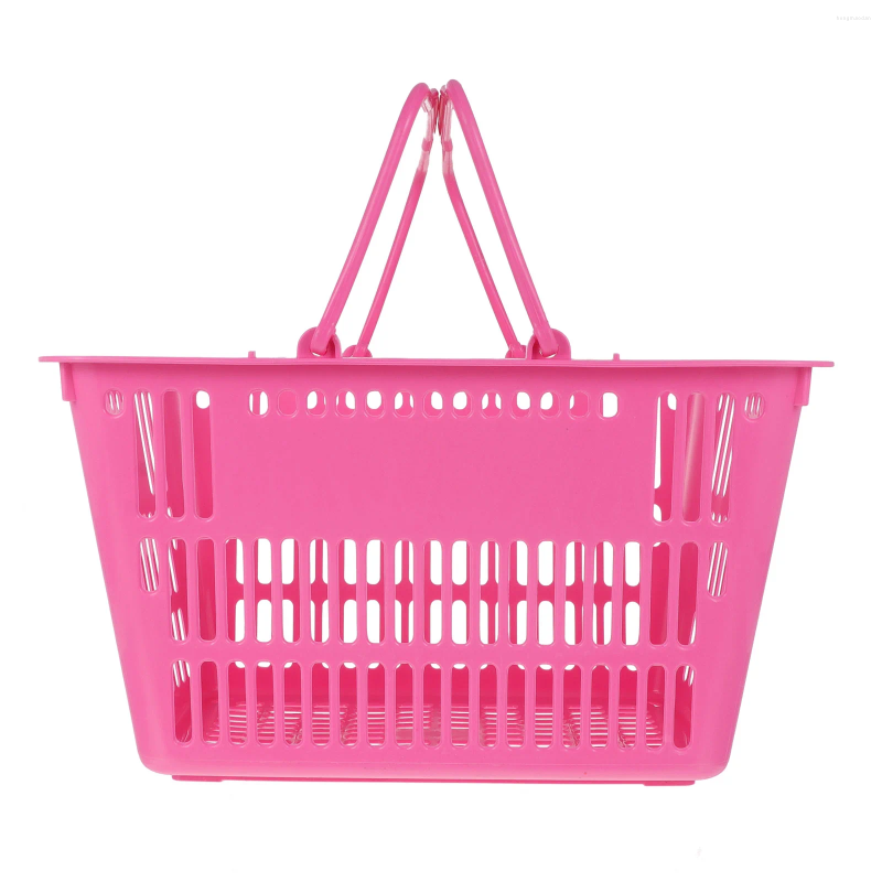 Storage Bags Supermarket Shopping Basket Foldable Home Practical Grocery Large Bins Cart
