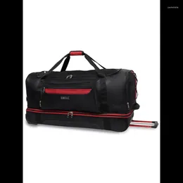 Bolsas de almacenamiento Swisstech Navigation 36 "Duga de gotas de fondo con el manejo de la maleta Organizador de ropa de maleta