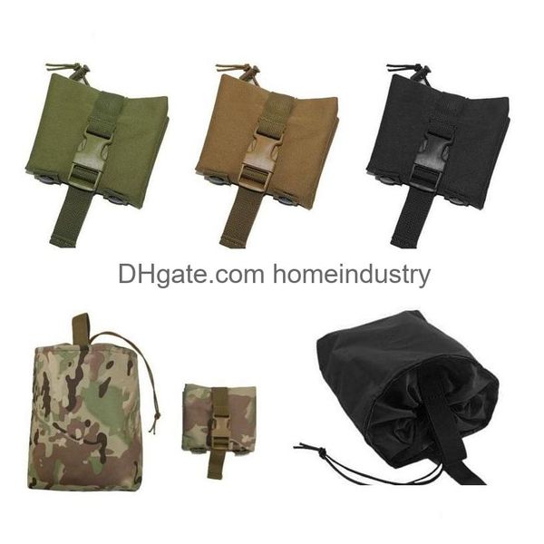 Bolsas de almacenamiento Bolsa táctica Revista Bolsillo Caza Reery Munición Bolsa Airsoft Accesorios Utilidad Paquete de cintura Entrega de la gota Hogar Jardín Dh6Kb