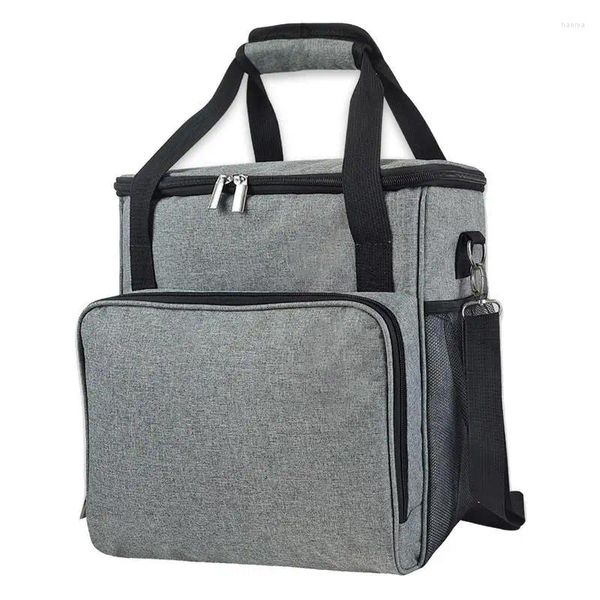 Bolsas de almacenamiento Bolso de aislamiento térmico Bajero de cafetera portátil Bolsa de cafetera para trabajo Picnic Bolsa Refrigerador de refrigerador