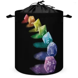 Sacs de rangement Attachez votre poche sale Galactic dit Grande capacité Nouveauté Panier à linge La main de levage peut être pliée Jouets stockés Salle des débris