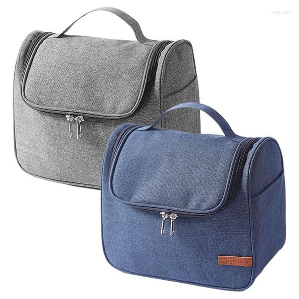 Sac de rangement Sac de toilette pour hommes Hangable à grande capacité Portable Organisateur Smochice Affaire des maquillages imperméables Femmes