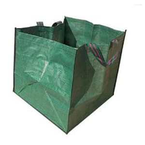 Sacs de rangement fourre-tout sac de jardin 50CM x 50CM x 50CM, conteneur en tissu, poignées à ordures, grande plantation robuste exquise