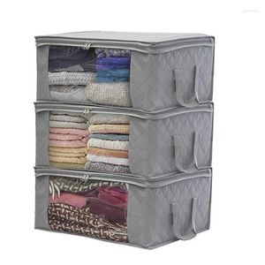 Opbergzakken Totes 3-pack kledingtas Opvouwbare dekencontainers voor het organiseren van slaapkamerkastkleding