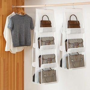 Opbergtassen transparante tas hangende handtas organizer voor garderobe kastdeur muur heldere schoen