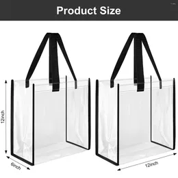 Sacs de rangement sac transparent femmes de luxe sac à main mode PVC Clear de haute qualité sacs à main