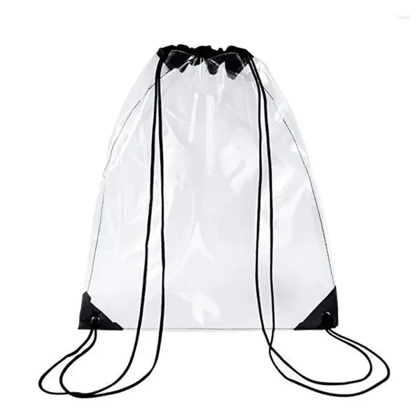 Sacs de rangement Sac à ciel transparent sac à dos banc d'école pack de sport