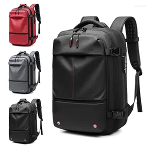 Opbergtassen reizen Backpack Men's Business Multifunction Computer Laptop Outdoor Lagage Bag Vacuüm Compressie Grote capaciteit