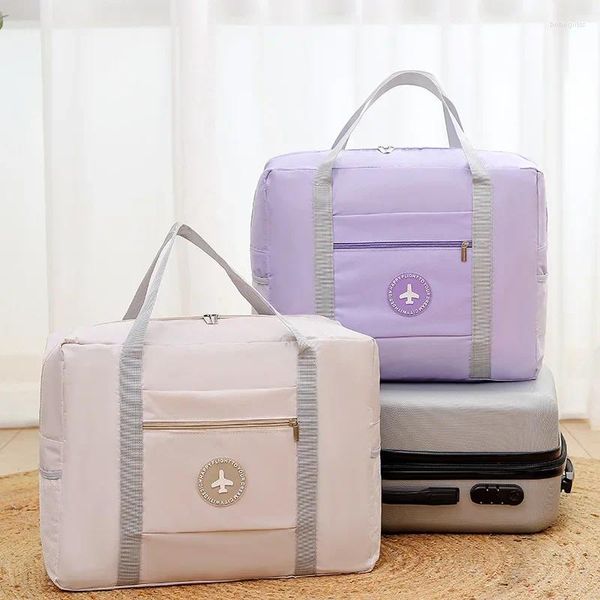 Sacs de rangement sac de voyage sacs à main grande capacité bagage à main hommes femmes épaule organisateur pochette choses utiles pour la maison