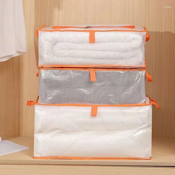 Bolsas de almacenamiento Bolsa de viaje Ropa grande Embalaje Organizador Cajas Portátil Ropa plegable Edredón Equipaje Dormitorio