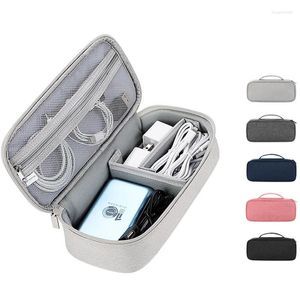 Sacs de rangement Sac de câble de voyage portable numérique USB U Pouchage du chargeur à poussière Plug sur l'organisateur électronique