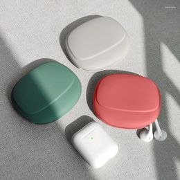 Sacs de rangement Travel Essential Data Data Cable Ecoutphone Box Simple Ovale Silicone Sacon Migne Coin Wallet Home Small Cadeau