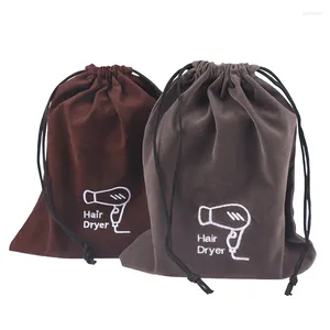 Sacs de rangement Travel Hair Dryer DrawString Pouch Hair Scriner Organisateur El Blower Container Boanzry Sac