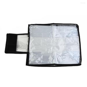 Opbergzakken Reisbagage Beschermhoes PVC Bagagehoes Koffer Beschermende Transparant Zwart 20 22 24 26 28 30 inch