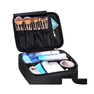 Opbergtassen reismake -upzak cosmetische doos make -up case organizer borstelhouder wassen waterdicht draagbare grote, eenvoudige druppel levering dhcpr