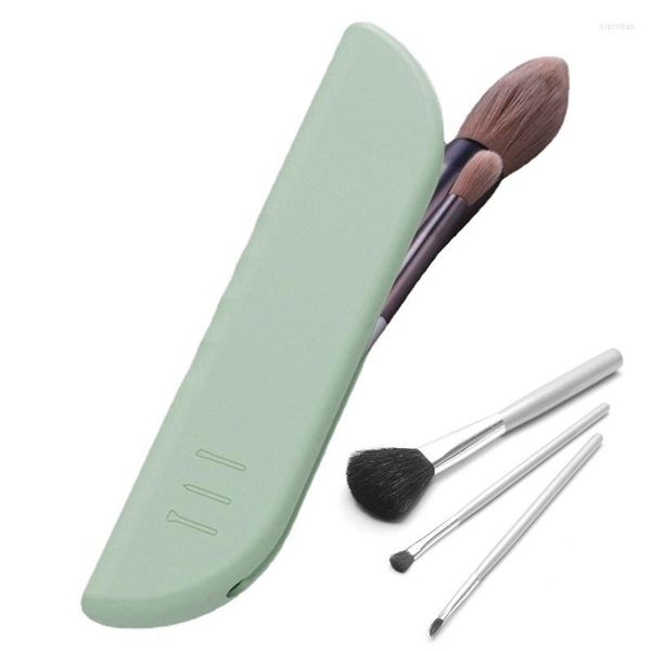 Sacs de rangement Makeup Makeup Brush Contexte Face Face Brushes SILICONE CAS SILICON SOFF