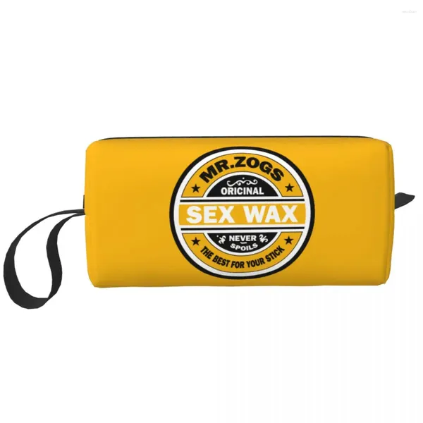 Sacs de rangement voyage Mr Zogs Sex Wax Traitry Sac Kawaii Surf surf cadeau Organisateur de maquillage cosmétique pour femmes