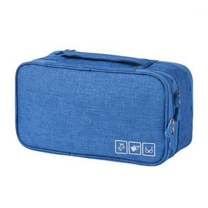 Opbergzakken Travel Multi-functie BH Ondergoed Verpakking Organizer Tas Voor Sokken Cosmetic Case Mannen Dames Dun889