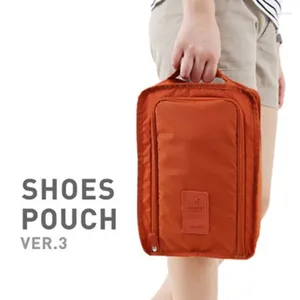 Sacs de rangement Travel Portable Chaussures imperméables Sac Organisateur Pouche de poche Cubes d'emballage de poche