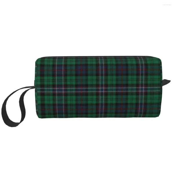 Sacs de rangement Voyage Scottish National Tartan Trousse de toilette Mode Géométrique Maquillage Cosmétique Organisateur Femmes Beauté Dopp Kit Case