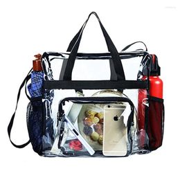 Bolsas de almacenamiento Viaje transparente PVC Bolsos cosméticos Cosméticos Case Mujer Suministros de artículos de tocador Suministros Bolsas de belleza Belleza Organizador de belleza