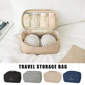 Sacs de rangement Voyage des sous-vêtements Portable Pouche de sachet Organisateur de grande capacité étanche pour une utilisation