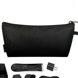 Sacs de rangement Sac de tondeuse Boîte étanche Outil de cheveux Voyage Portable Rasoir électrique Organisateur Porte-rasoir Hommes Kit de toilettage