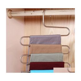 Opbergtassen broek hanger mtifunctie kast riem houder rek stype opvouwbare garderobe hangende sokken organizer drop levering home dhiny