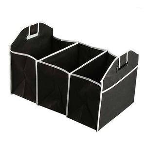 Sacs de rangement coffre organisateur pliable pliant Caddy voiture camion Auto Bin sac 3 pli Portable JS23