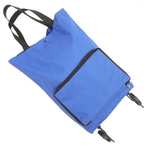 Bolsas de almacenamiento para remolcadores compras ruedas plegables plegables carro plegable supermercado al aire libre