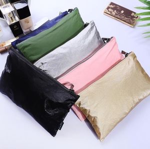 Bolsas de almacenamiento Tyvek Bolsa de cosméticos impermeable Bolsa de maquillaje de belleza Embrague Artículos de tocador Traje de baño mojado Venta al por mayor 100 unids / lote SN3379