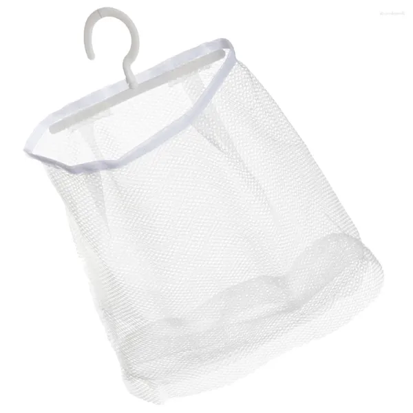 Sacs de rangement sous-vêtement sac à linge maille suspendus vêtements porte-épingle fruits multi-fonctionnel lavable blanc cheville économie d'espace voyage