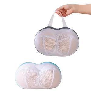 Bolsas de almacenamiento Ropa interior Bolsa de lavandería Venta al por mayor Cuidado del sujetador Anti-bobinado Anti-deformación Anti-desgaste Malla de una pieza