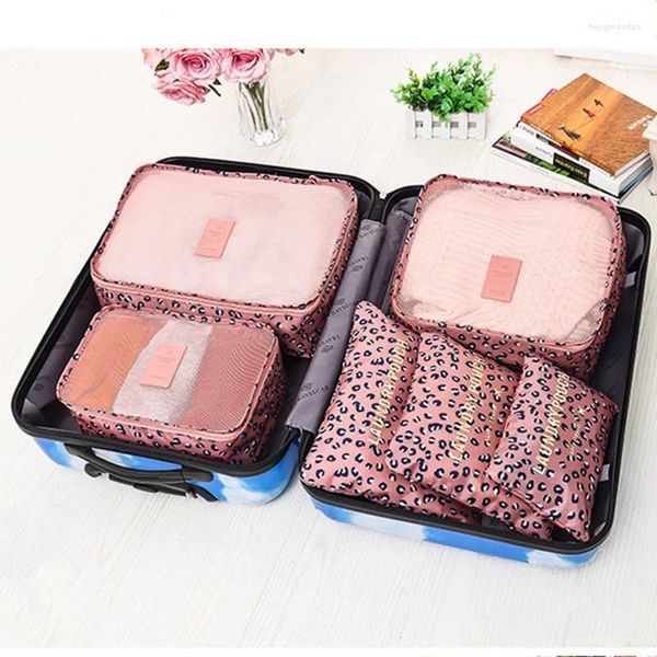 Sacs de rangement Sous-vêtements Chaussures Sac Portable Travel Tidy Organizer Vêtements Suitcase Set Set Emballage Cube