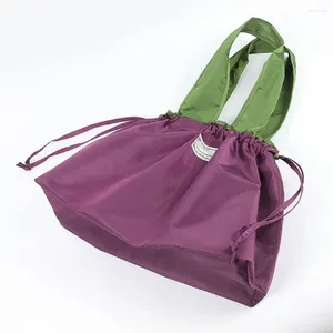 Sacs de rangement Pochette fourre-tout extensible unique, résistante à la déchirure, difficile à décolorer, sac de courses universel multi-usage pour un usage quotidien