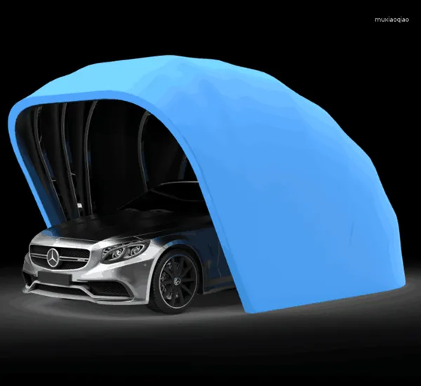 Bolsas de almacenamiento Universal Car Sun Shade Paraguas Cubierta Tienda Paño UV Impermeable 4x2.1m Protector Parabrisas Parasol Bolsa