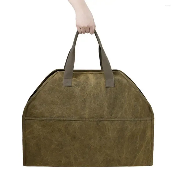 Sacs de rangement utiles renforcés debout journal fourre-tout sac de transport support de pochette en toile pour l'intérieur