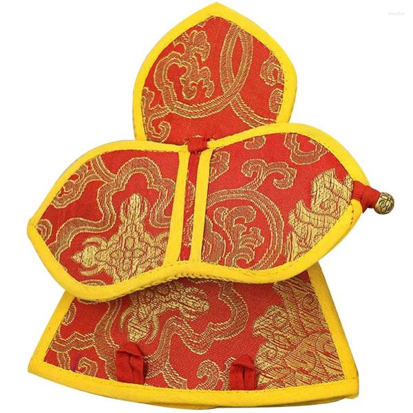 Bolsas de almacenamiento Vajra Fac Bell Case Jingle Bells Crafts The Pouch Nepal Dharma Container Brocade Instrument