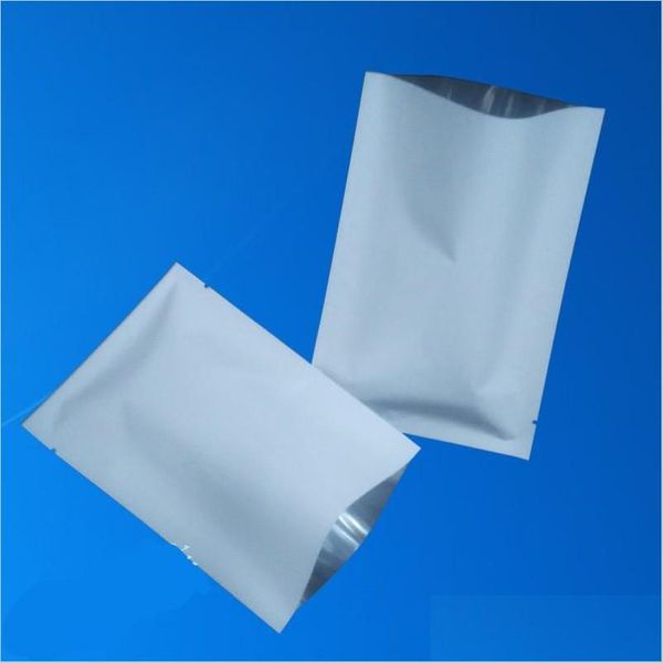 Bolsas de almacenamiento variedad de tama￱os de aluminio blancos vac￭o abierta