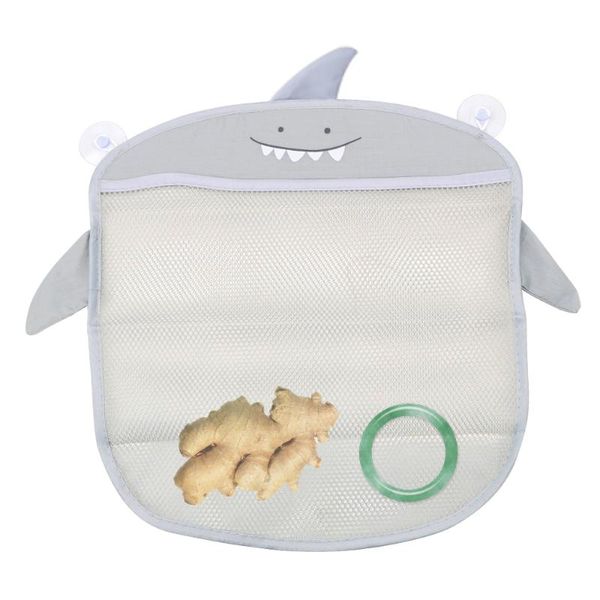 Sacs de rangement Ventouse murale Filet suspendu Sac en maille Fournitures pour la maison Organisation Cuisine Salle de bain Bébé Bain Jouets Shampooing OrganisateurStorageStorage