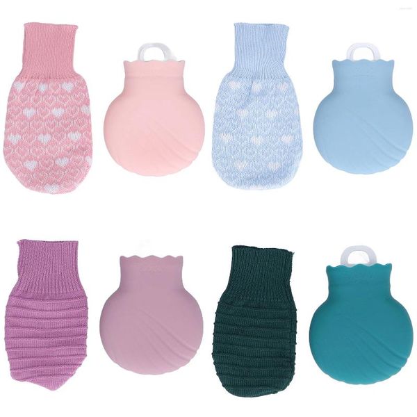 Sacs de rangement Bouteille d'eau scellée Explosion Iprooful Chauffage Sac de refroidissement de glace multifonctionnel avec couvercle en tricot pour la vie de famille