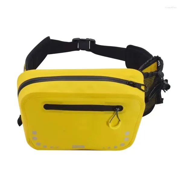 Bolsas de almacenamiento impermeables airtight buceo 20m cinturón deportivo tpu paraguas de la cintura bolsita llave titular del teléfono 3C bumbag antorcha cargador cosmético